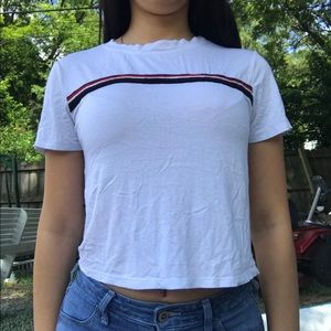 Forever 21 White Crop Top